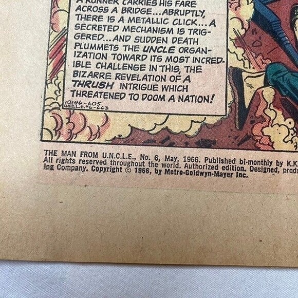 The Man From U.N.C.L.E. Comic Book #6, Gold Key - Picture 6 of 8